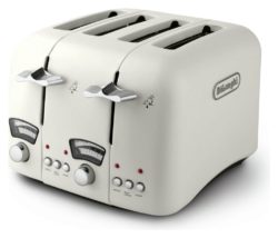 De'Longhi - Toaster - Argento - 4 Slice - Cream